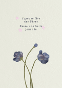 Jardin de fleurs pour c&eacute;l&eacute;brer Papa